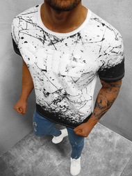 Pánske Tričko Biele OZONEE JS/S019/1