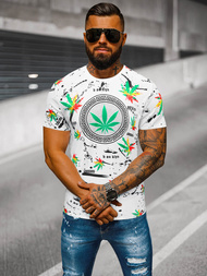 Pánske Tričko Biele OZONEE O/T131/1