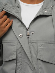 Dámska Bunda Sivé OZONEE O/G118Z