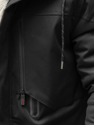 Pánska Zimná Bunda Čierna OZONEE JS/22M38/392