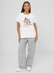 Dámske Tričko Biele OZONEE JS/95T2575/1