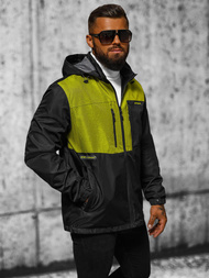 Pánska Bunda Čierna OZONEE JS/22M311/392