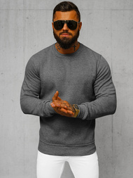 Pánska Mikina Grafitová OZONEE JS/2001-10Z