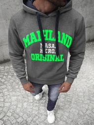 Pánska Mikina Grafitová OZONEE JS/Y10051