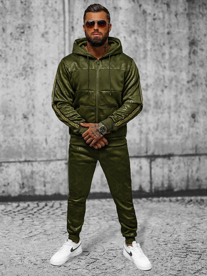 Pánska Tepláková Súprava Zelený OZONEE JS/3C555