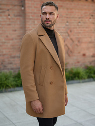 Pánsky kabát camelový OZONEE JS/11Z8269