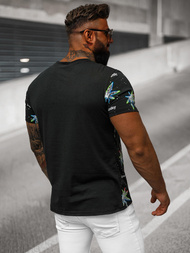 Pánske Tričko Čierne OZONEE O/T136/3