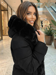 Dámska bunda čierna OZONEE JS/5M3158/392Z