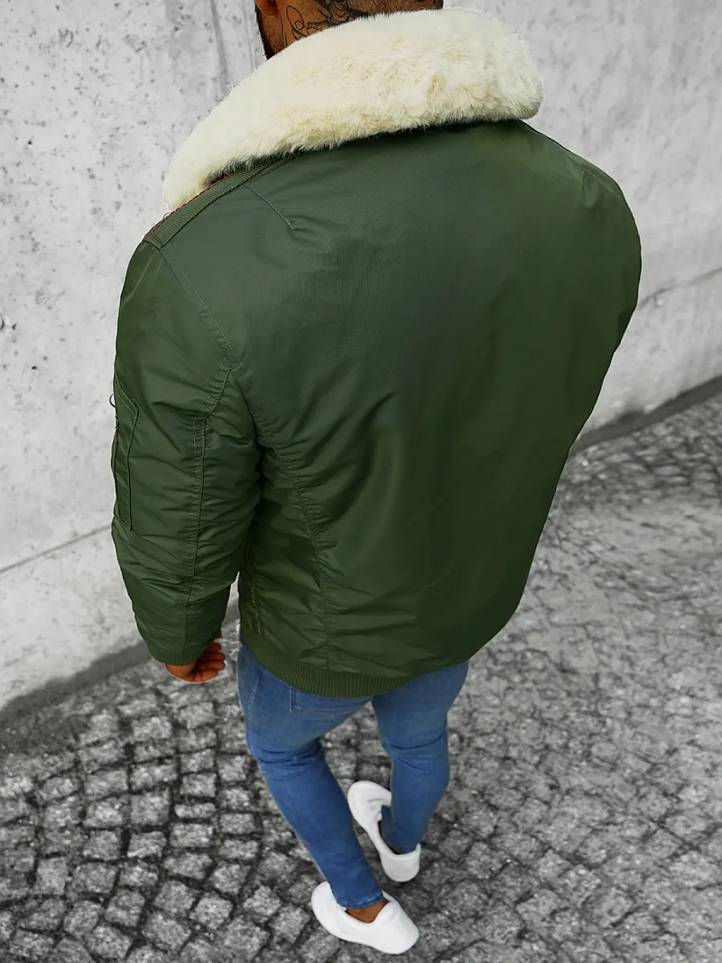 Pánska Bunda Zelená OZONEE O/X1026KZ
