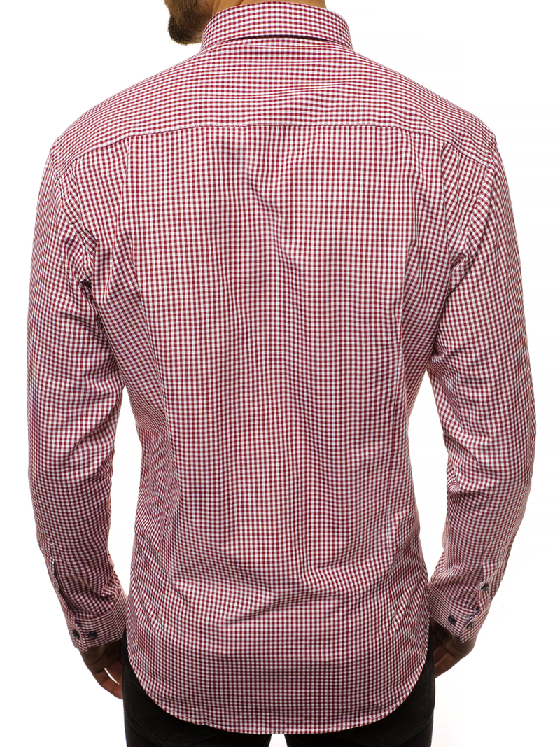 Pánska košeľa Červená OZONEE B/K58