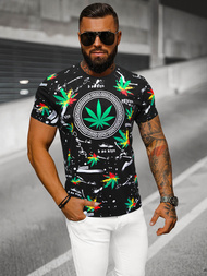 Pánske Tričko Čierne OZONEE O/T131/3