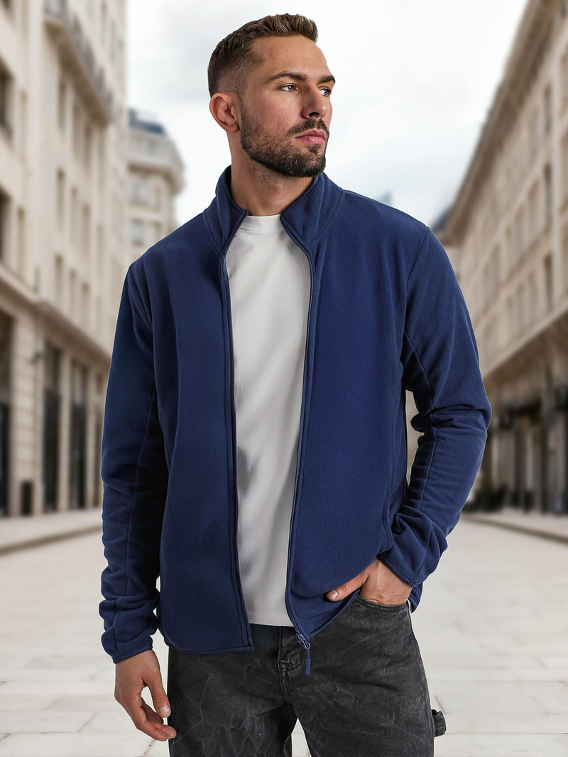 Pánska Mikina Námornícka modrá OZONEE JS/HH016/25