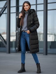 Dámska bunda čierna OZONEE JS/M736/392Z