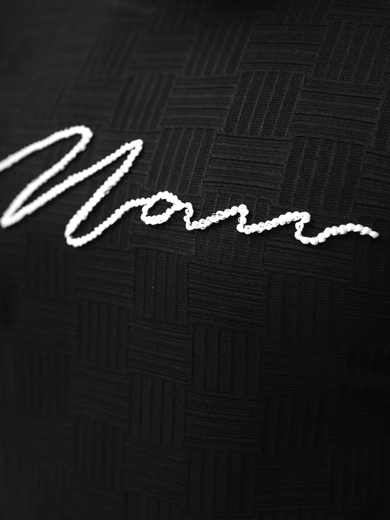 Pánske Tričko Čierne OZONEE O/QS11628