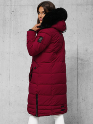 Dámska bunda bordová OZONEE O/W377