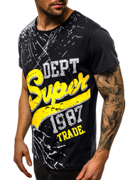 Pánske Tričko Čierne OZONEE JS/KS1942