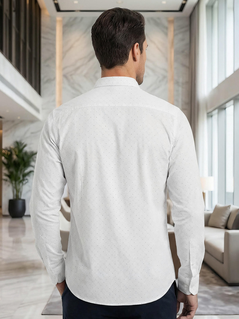 Pánska košeľa biela OZONEE V/V185Z