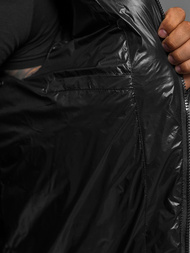 Pánska bunda čierna OZONEE O/M3205Z