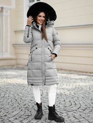 Dámska bunda sivé OZONEE O/W377Z