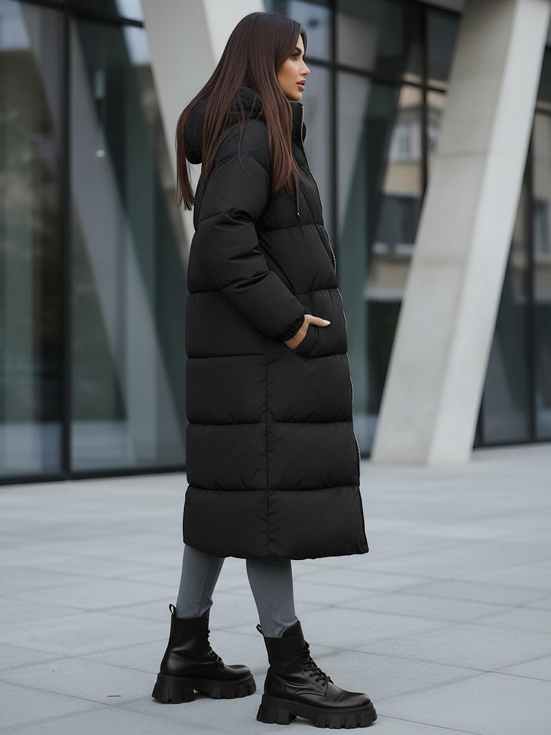 Dámska bunda čierna OZONEE JS/5M3163/392Z