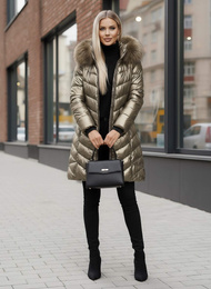 Dámska Bunda Zlato OZONEE JS/16M9100/403Z