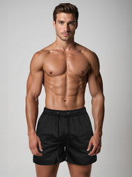 Pánske Kúpacie Šortky Čierne OZONEE JS/XL018/1Z