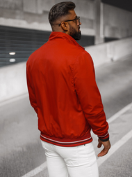 Pánska Bunda Červená OZONEE JS/5M3110/270Z