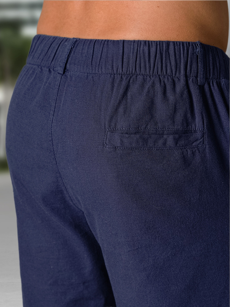 Pánske Chino Kraťasy Námornícke Modré OZONEE TMK/DC809/3Z