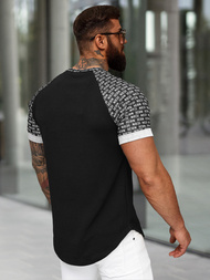 Pánske Tričko Čierne OZONEE O/B1212