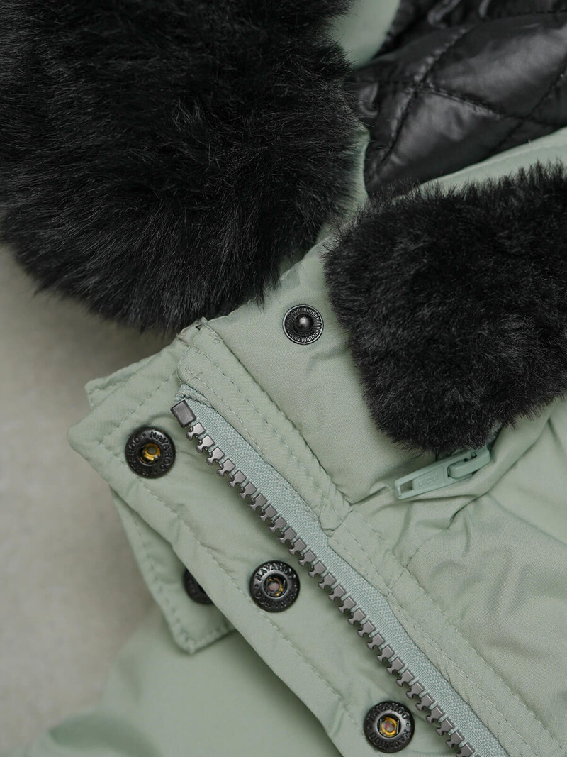 Dámska bunda mentolová OZONEE O/W377