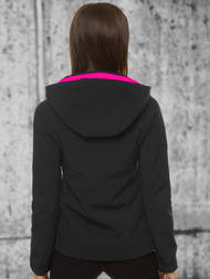 Dámska Bunda Softshell Čierna OZONEE JS/HH027/1