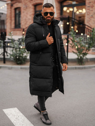 Pánska Zimná Bunda Čierna OZONEE JS/19M1290/392