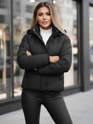 Dámska Bunda Čierna OZONEE JS/16M9188/392Z