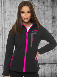 Dámska Bunda Softshell Čierna OZONEE JS/HH027/1