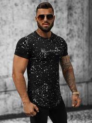 Pánske Tričko Čierne OZONEE O/P1113