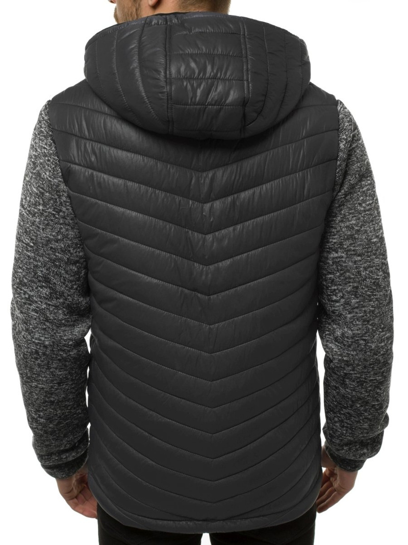 Pánska Bunda grafitová OZONEE JS/KS2001K