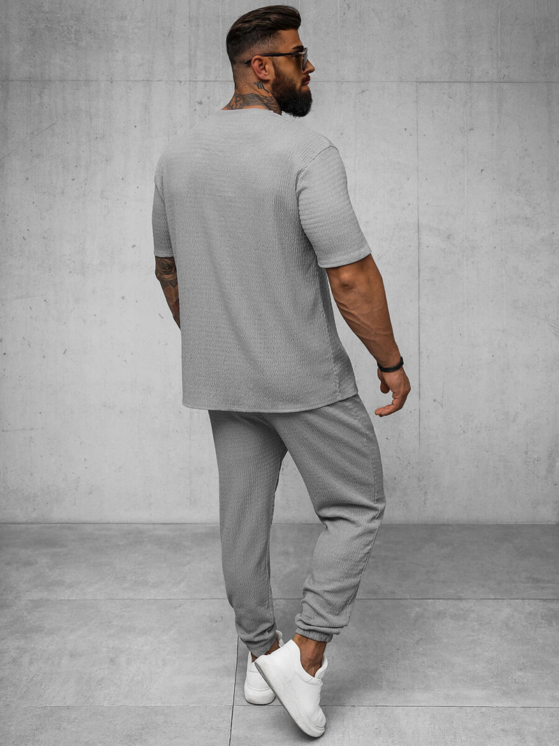 Pánske Tričko Sivý OZONEE O/Y960T