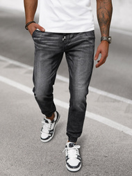 Pánske Jogger Nohavice Čierne OZONEE NB/MP0135N