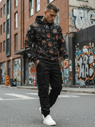 Pánska Mikina Čierna OZONEE O/B266Z