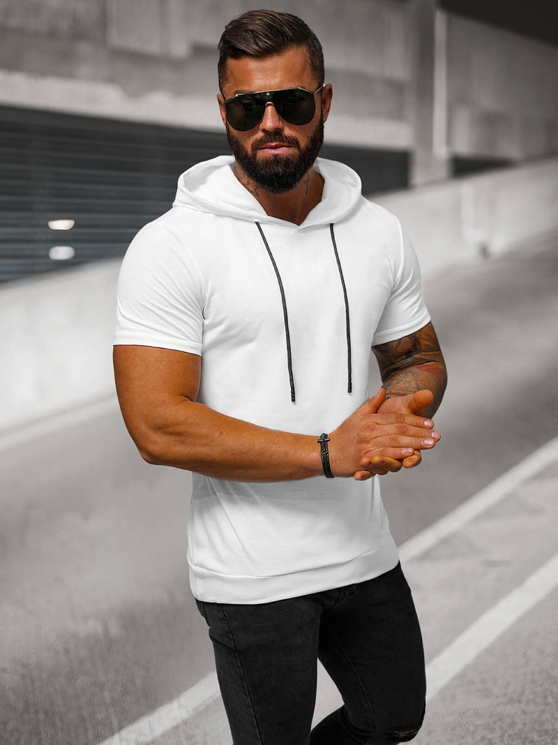 Pánske Tričko Biely OZONEE JS/8T955/1