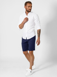 Pánske Chino Kraťasy Námornícke Modré OZONEE TMK/DC809/3Z