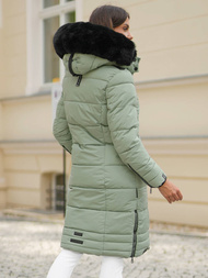 Dámska bunda mentolová OZONEE O/W377Z