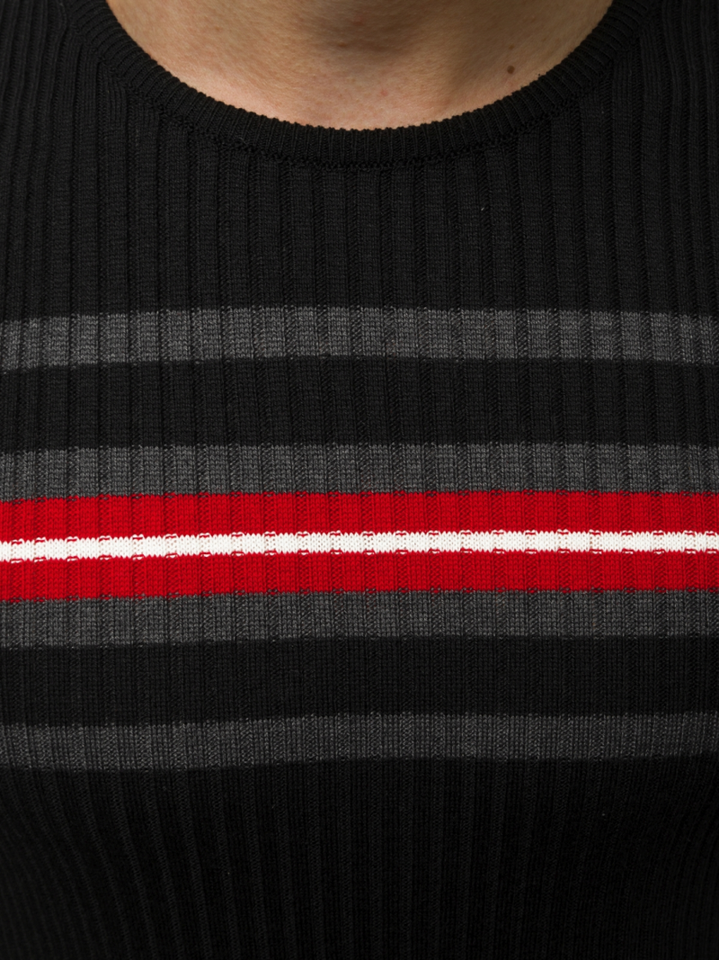 Pánsky sveter Čierny OZONEE L/2296