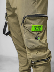 Pánske Chino Nohavice Tmavo-Béžové OZONEE O/PS5519