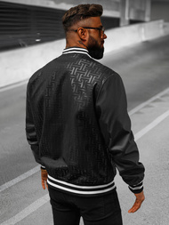 Pánska Bunda Čierna OZONEE O/3A172Z