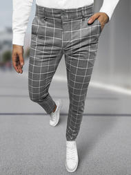 Pánske Chino Nohavice Tmavo-Grafitová OZONEE DJ/5522Z