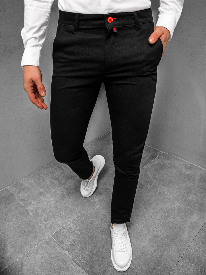 Pánske nohavice Čierne OZONEE DJ/5523