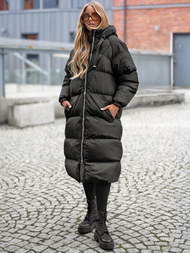 Dámska bunda čierna OZONEE JS/5M3163/392Z