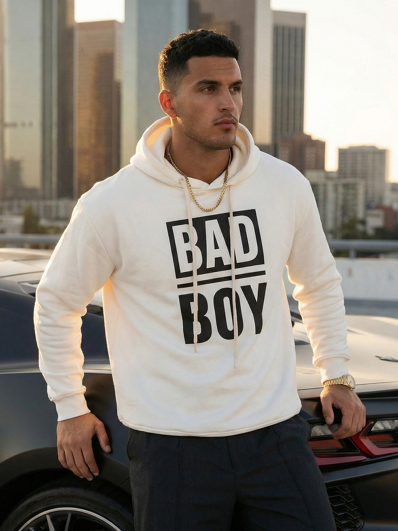 Pánska Mikina Biela OZONEE JS/65B3909/1Z