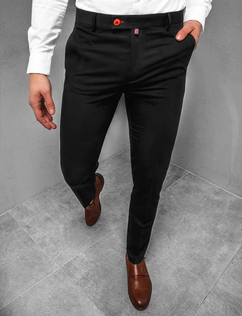 Pánske nohavice Čierne OZONEE DJ/5530